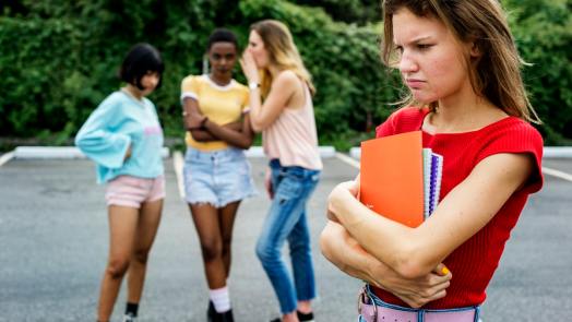 Girls taking mean about another person - Sharp Words Hurt Like Swords