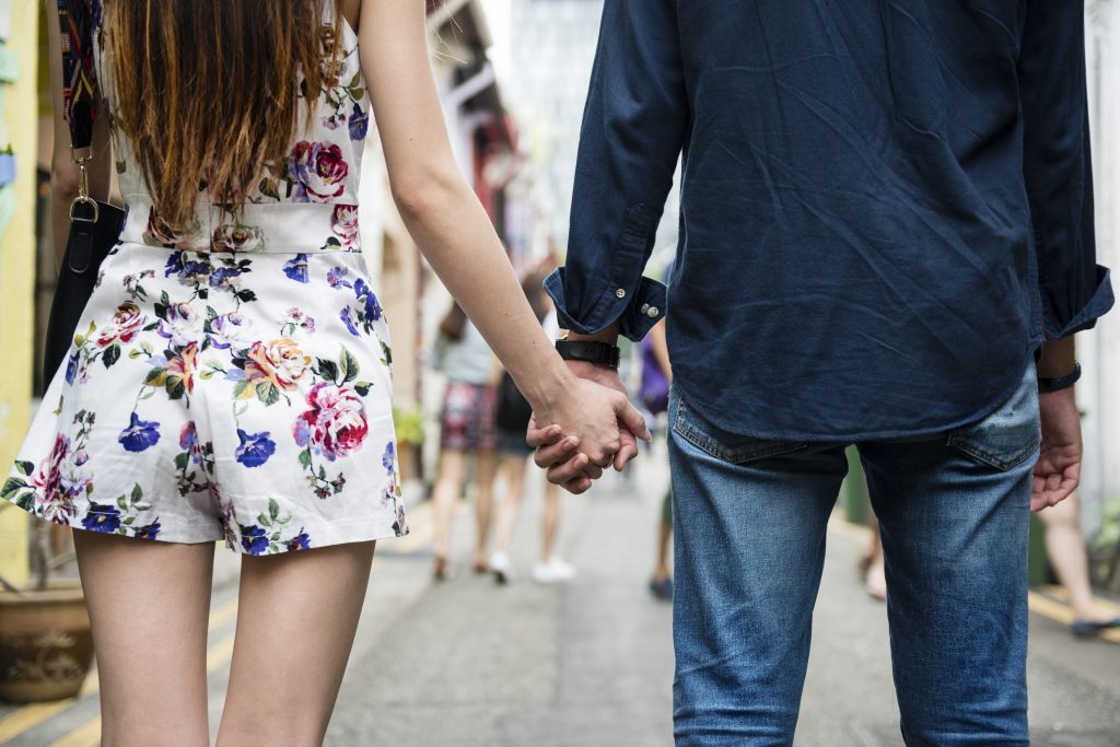 Picture of couple holding hands
