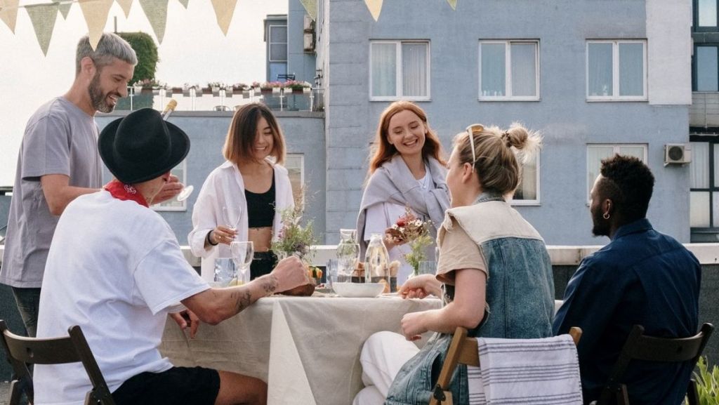 See Myself in Others - People having dinner