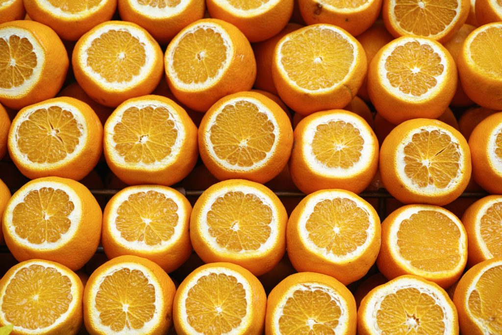 Oranges have a lot of Vitamin C