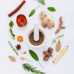 Various Herbs and Ginger