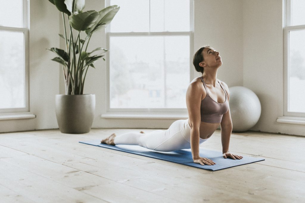 Woman performing an Ashtanga pose
