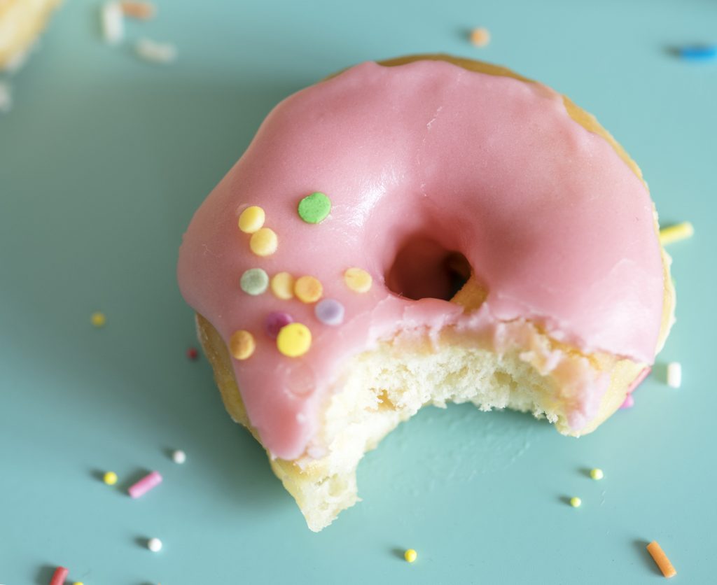 Frosted donut